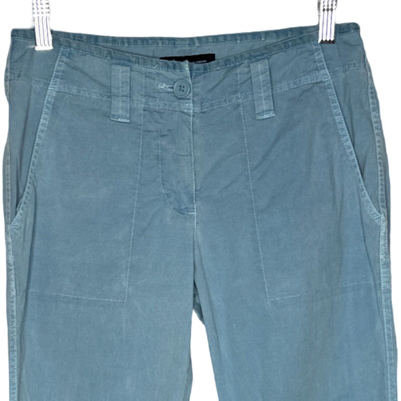 INC International Concepts Pants Womens‎ 2 Blue Adjustable Length Preppy Casual - Picture 3 of 7